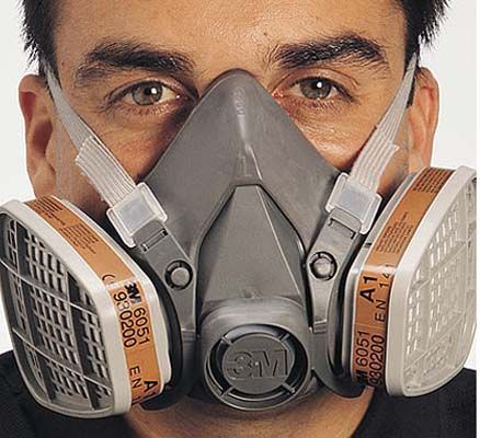 Respirator, Half Mask, 6300, Large