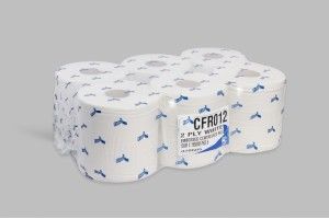 Centre Feed Rolls - 2 ply - Embossed