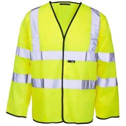 High Vis Long Sleeve Waistcoat