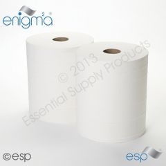 Industrial Roll, White, 2 ply