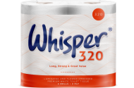 Whisper 320 Toilet Rolls