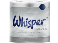 Whisper Silver Soft Toilet Rolls